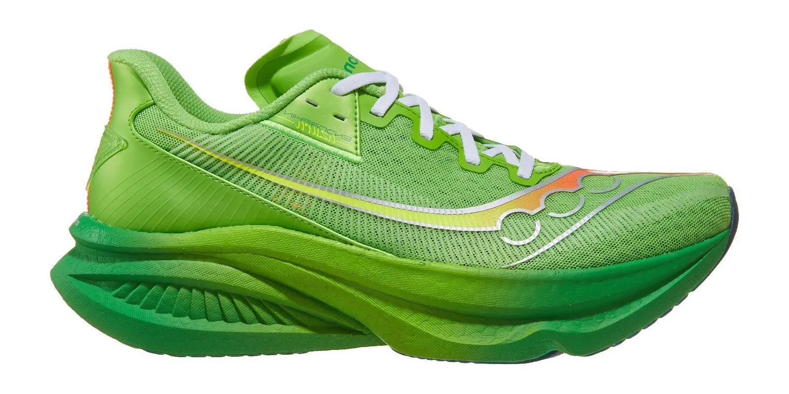 Saucony Endorphin Azura in Lime / Viziorange