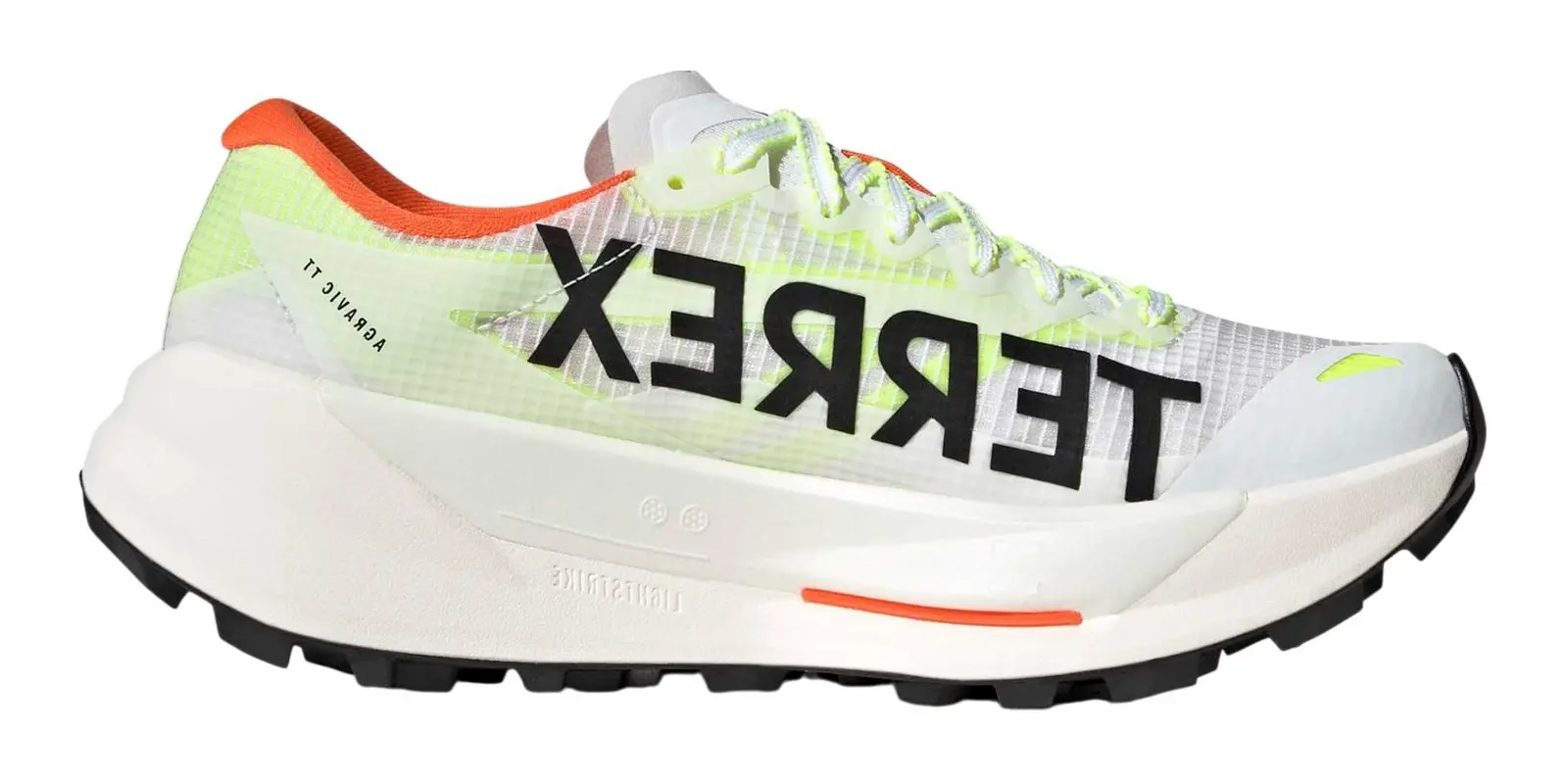 adidas Terrex Agravic Tt in White / Black / Impact Orange
