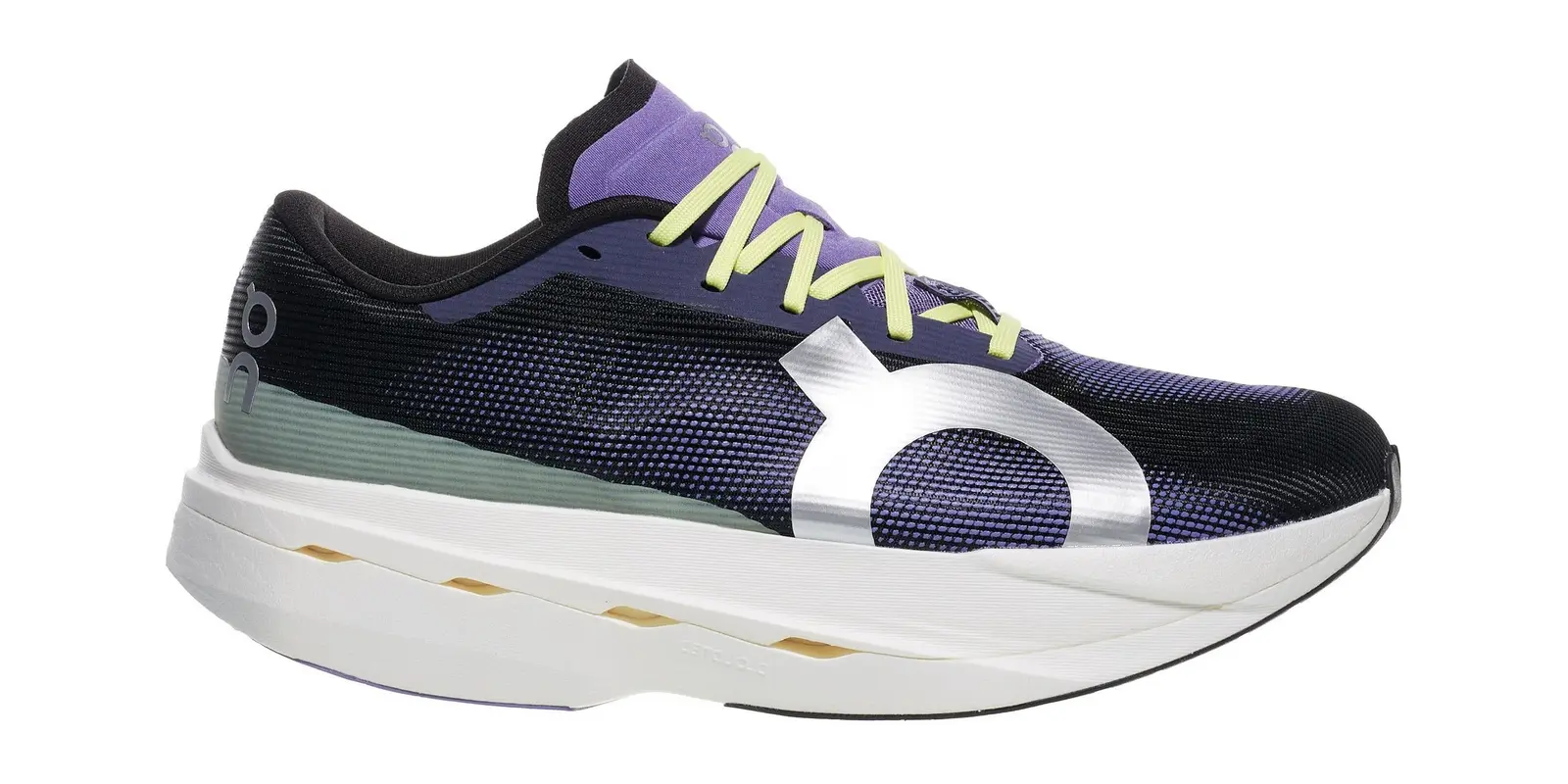 On Cloudboom Volt in Black / Juniper