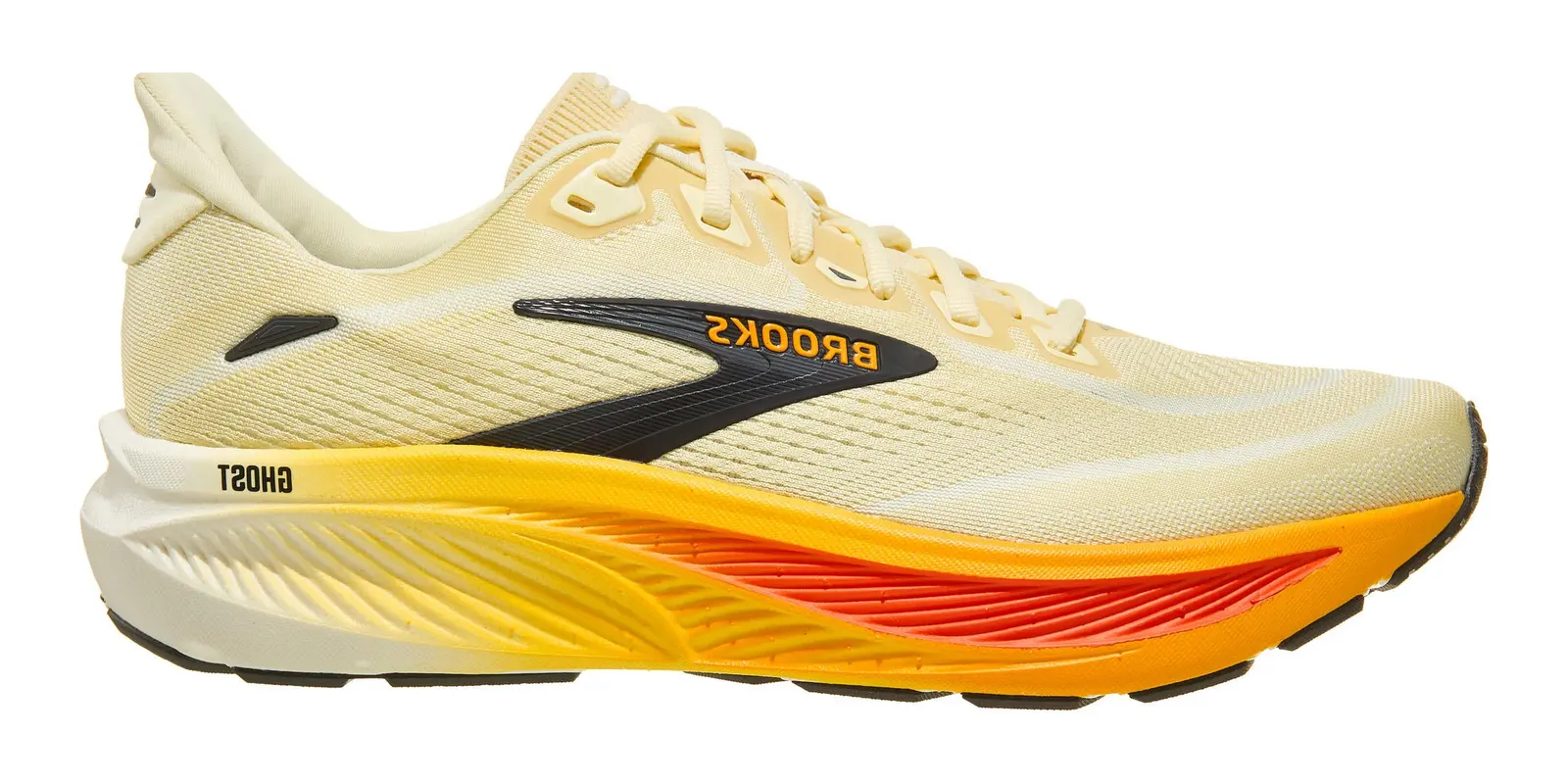 Brooks Ghost 18 in Rutabaga / Tigerlily / Orange