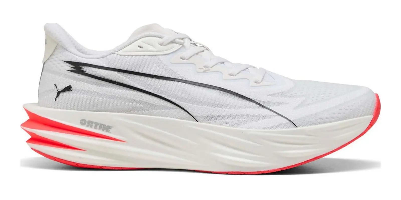 PUMA Deviate Pure Nitro in White / Red / Silver