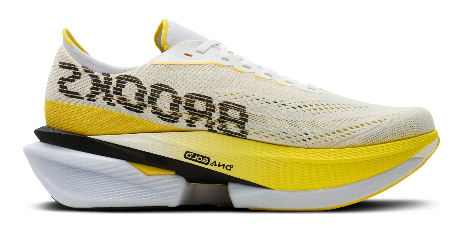 Brooks Hyperion Max 4 in White / Cyber Yellow / Black