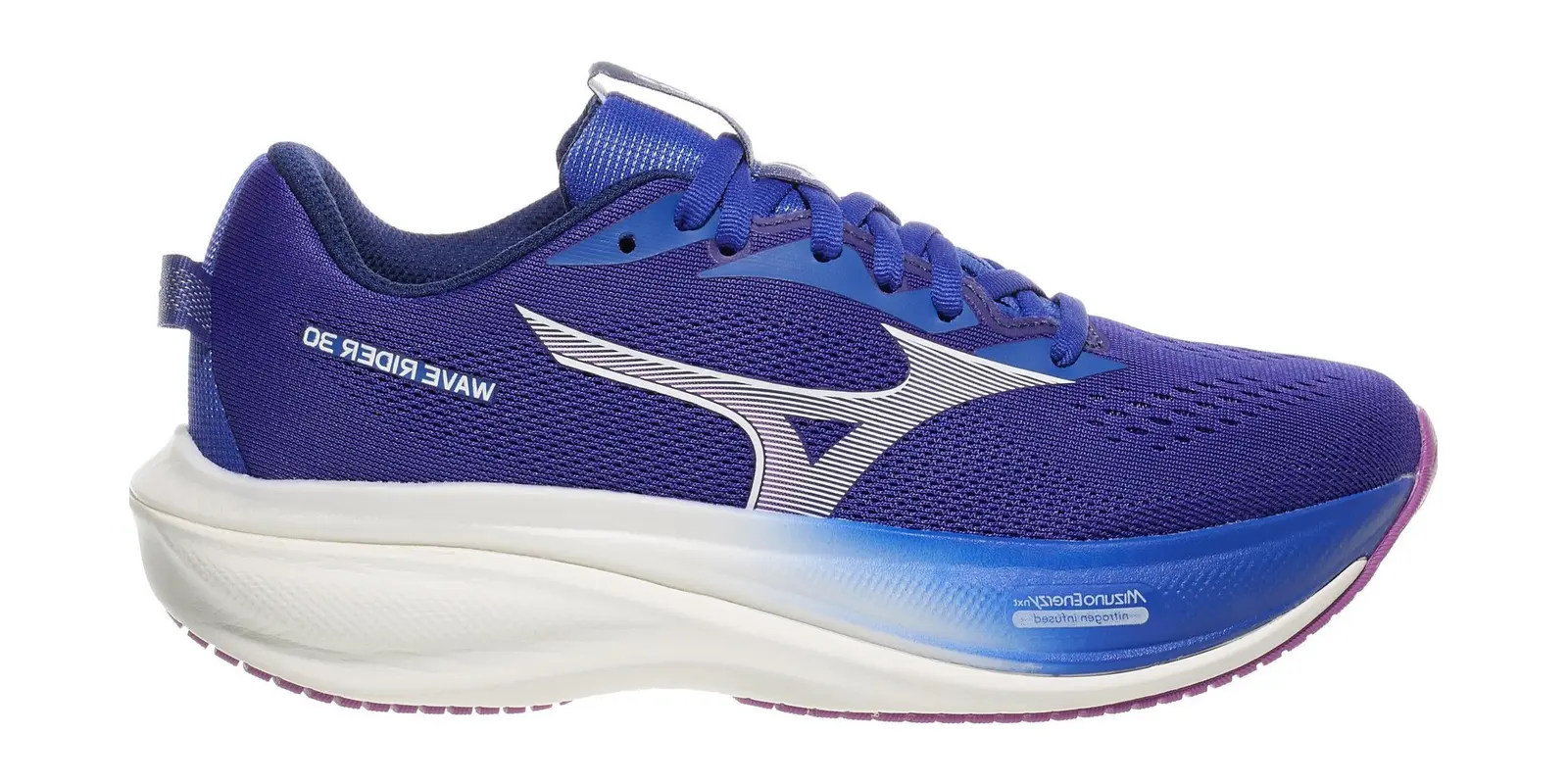 Mizuno Wave Rider 30 in Royal Blue / White