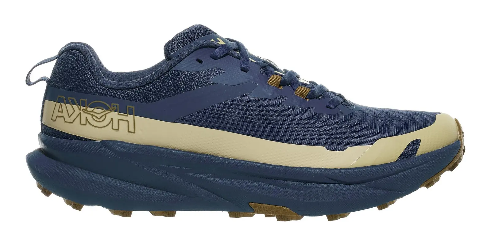 HOKA Torrent 5 in Varsity Navy / Caraway Seed