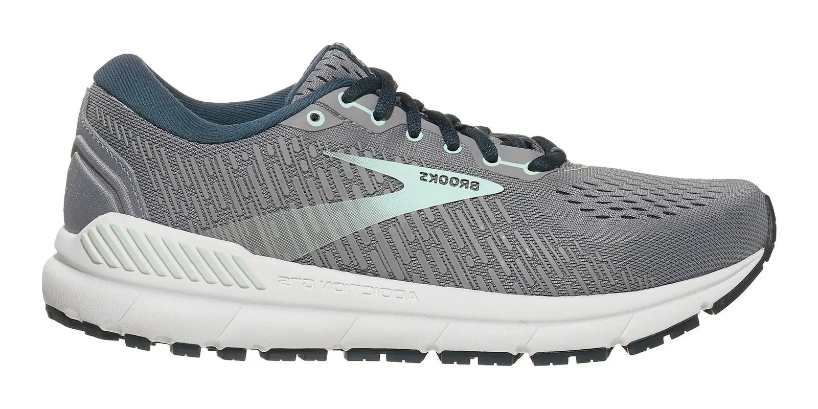 Brooks Addiction GTS 16 in Grey / Navy / Aqua