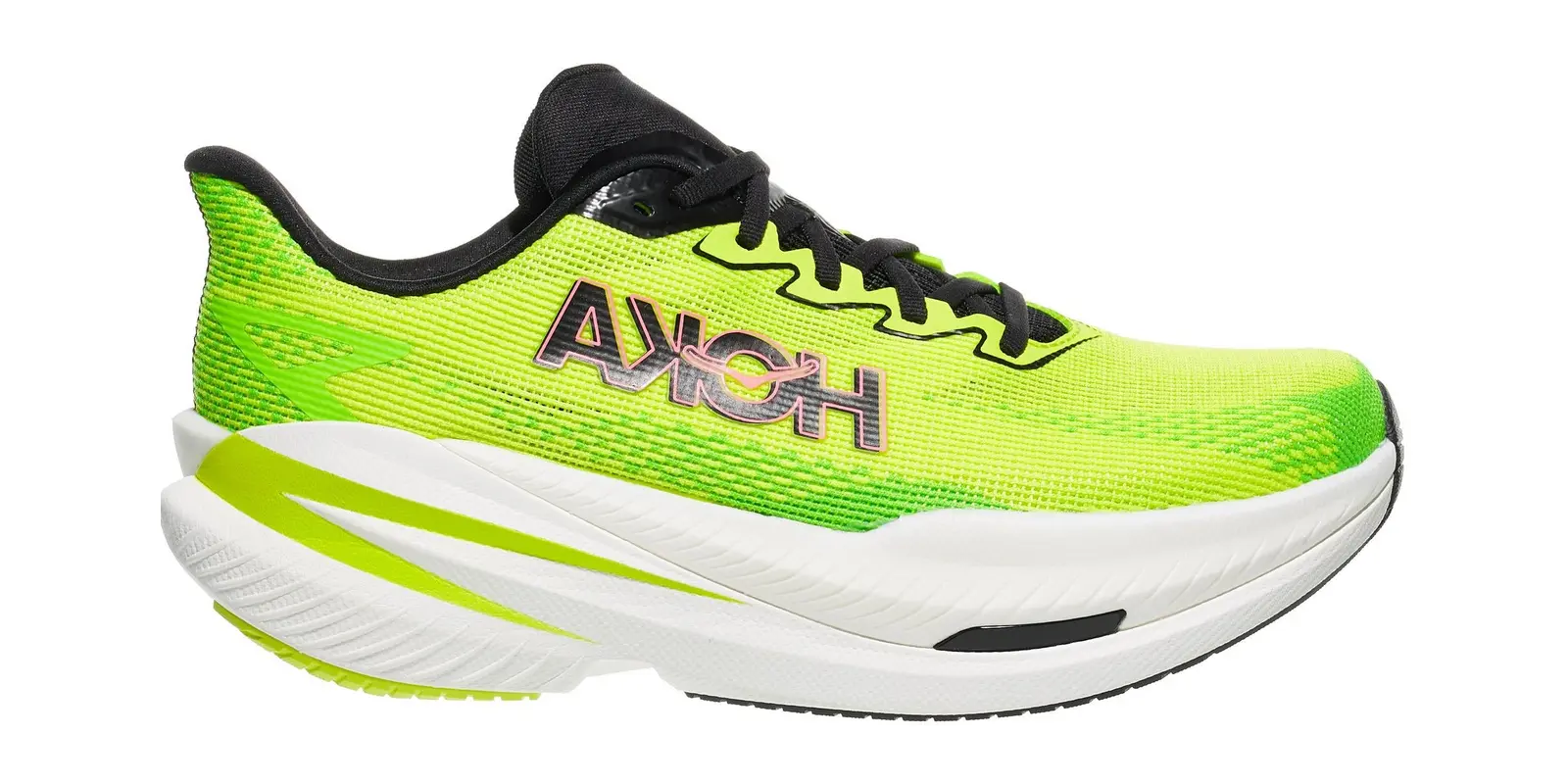 HOKA Mach X in Grapefruit / Electric Coral