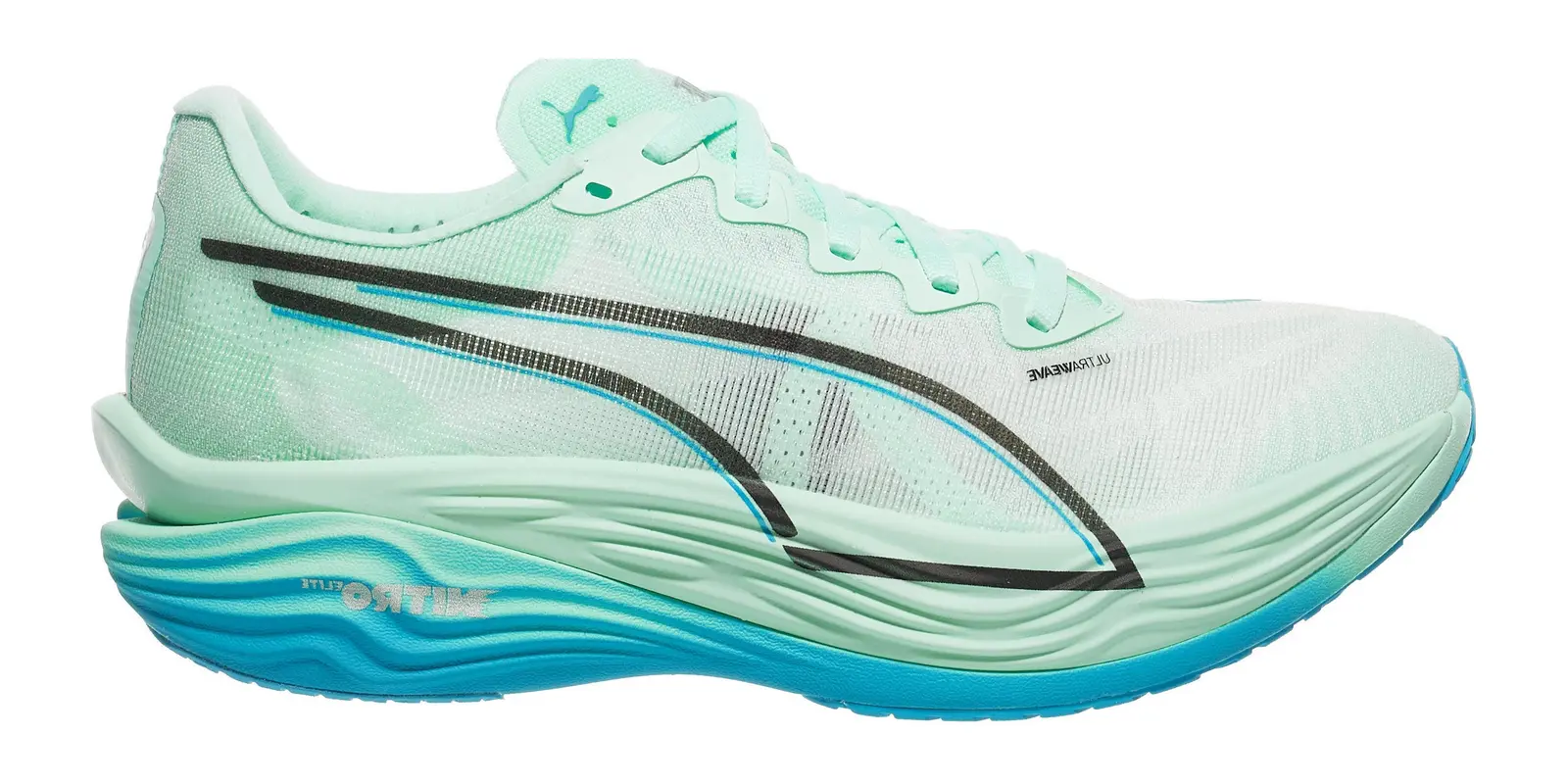 PUMA Deviate Nitro Elite in Heat Fire / Black