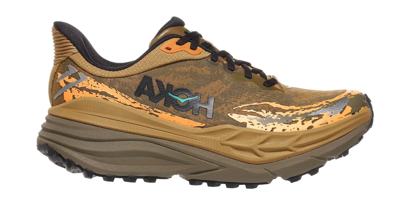 HOKA Stinson in Grey Skies / Pale Tangerine