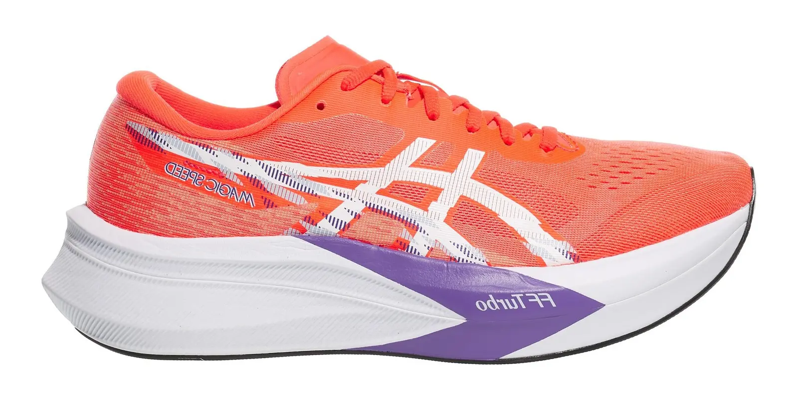 ASICS Magic Speed in Flash Red / White