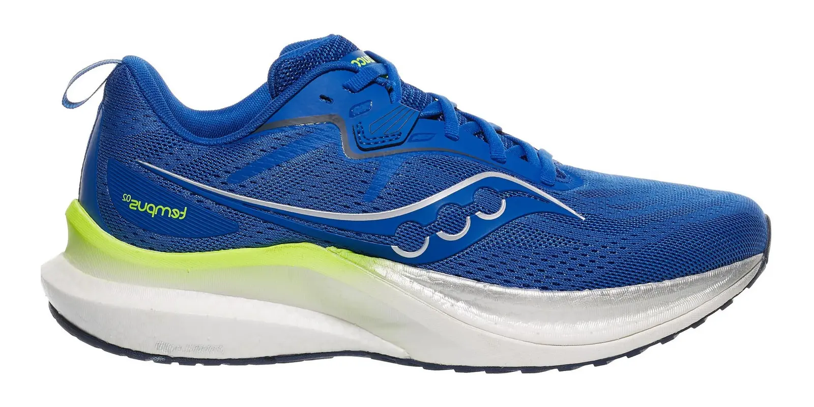 Saucony Tempus in White / Cayenne