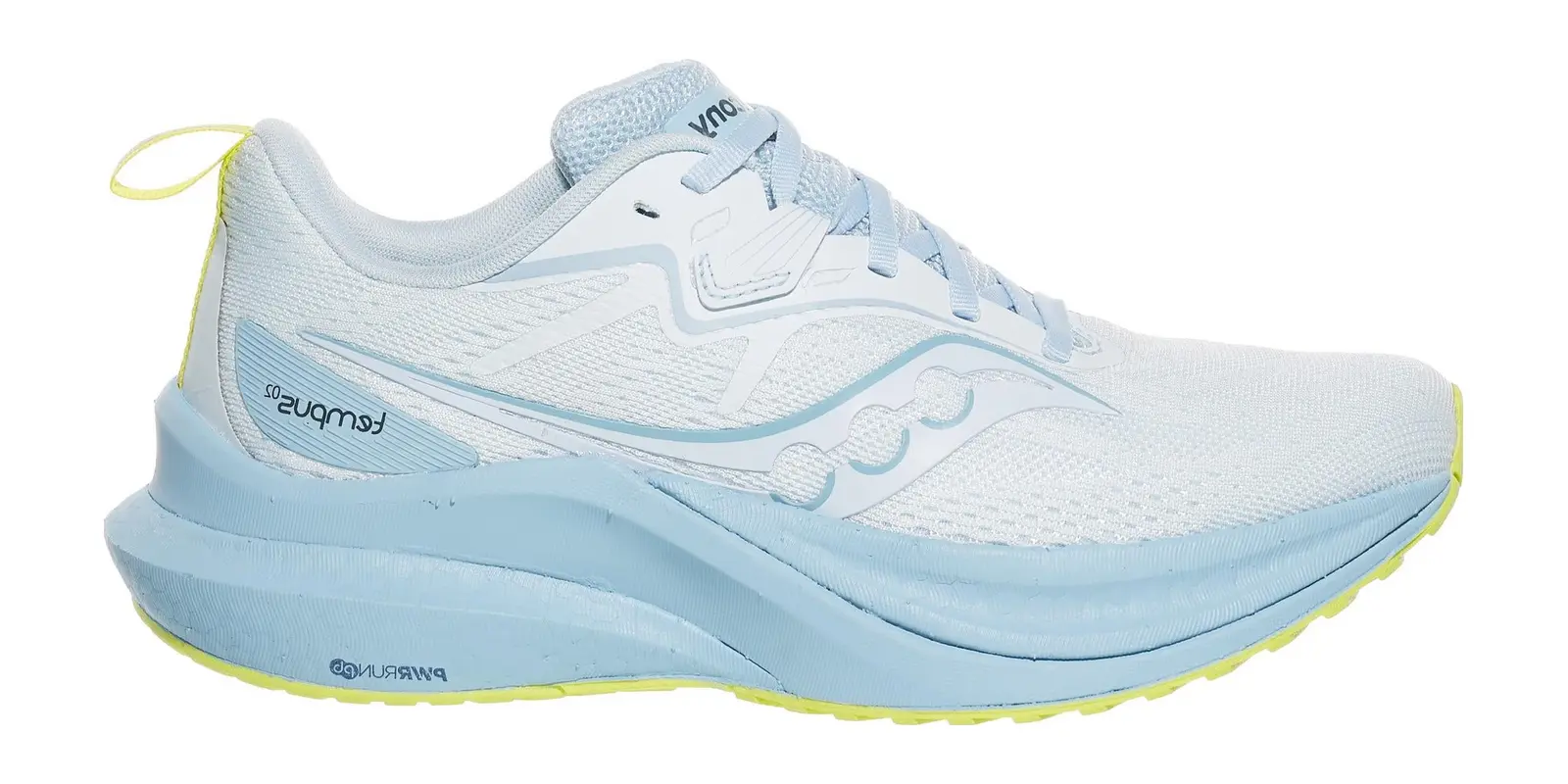 Saucony Tempus in White / Cayenne