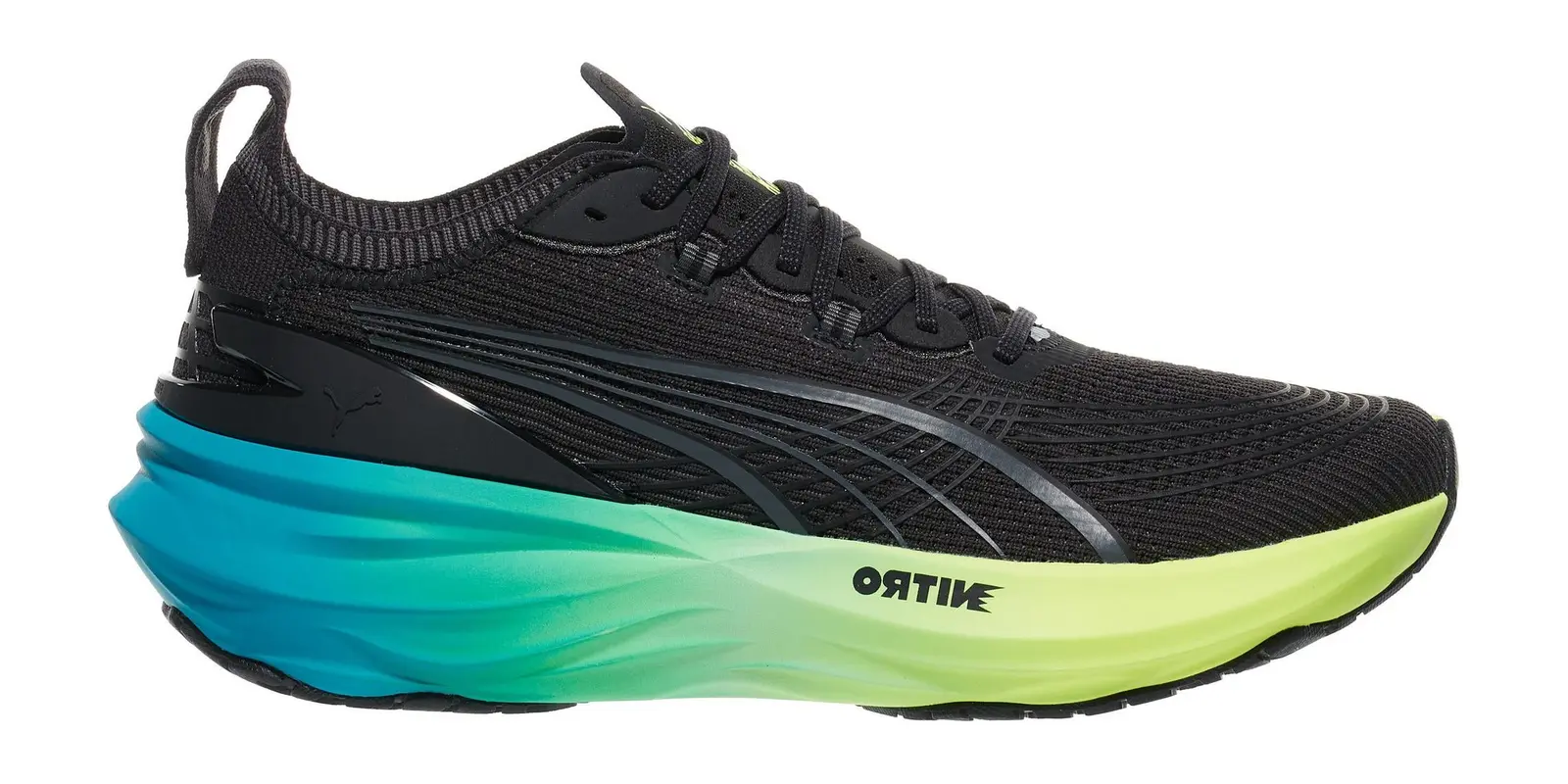 PUMA ForeverRun Nitro in Puma Black / Mint