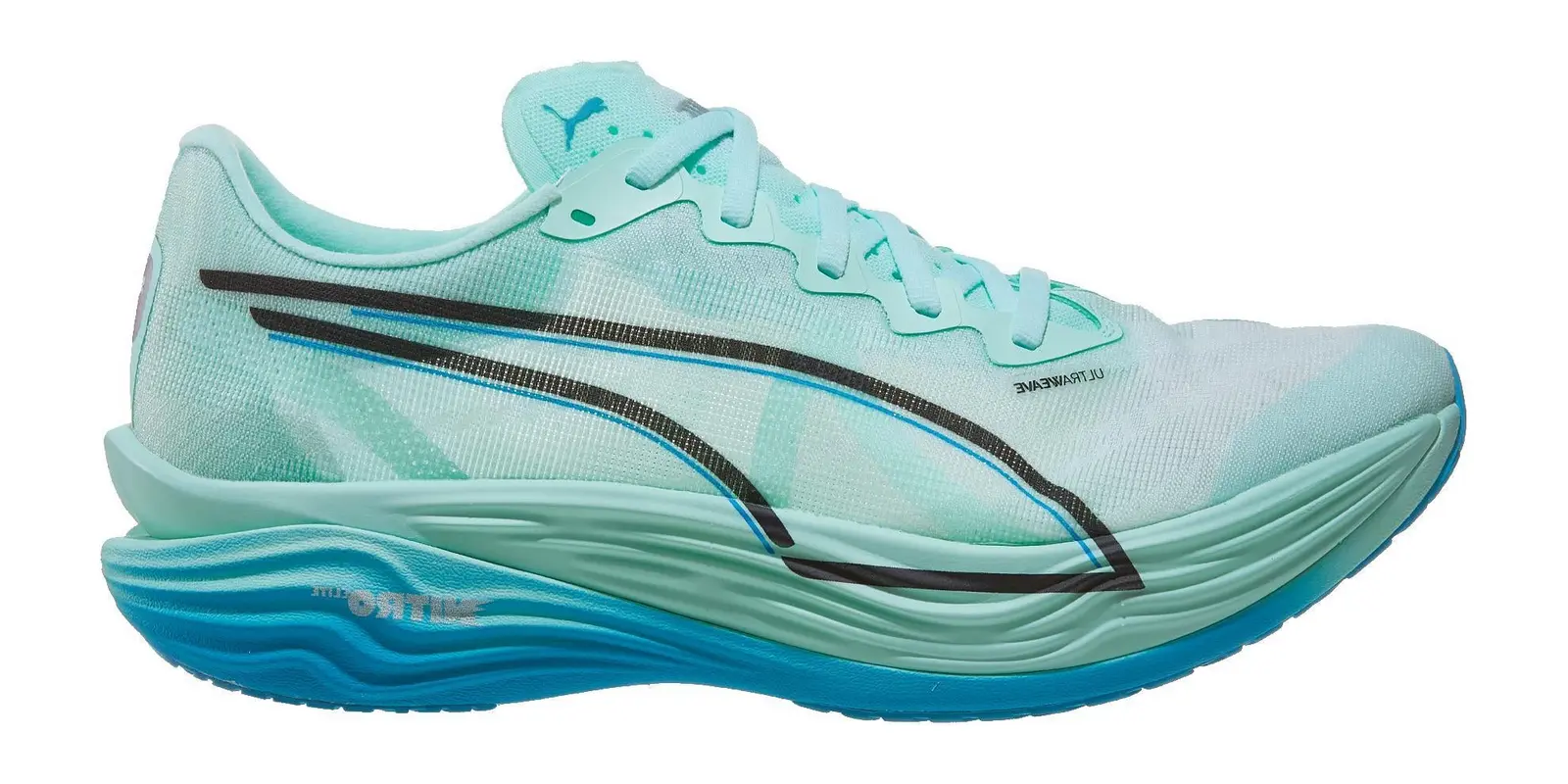 PUMA Deviate Nitro Elite in Heat Fire / Black
