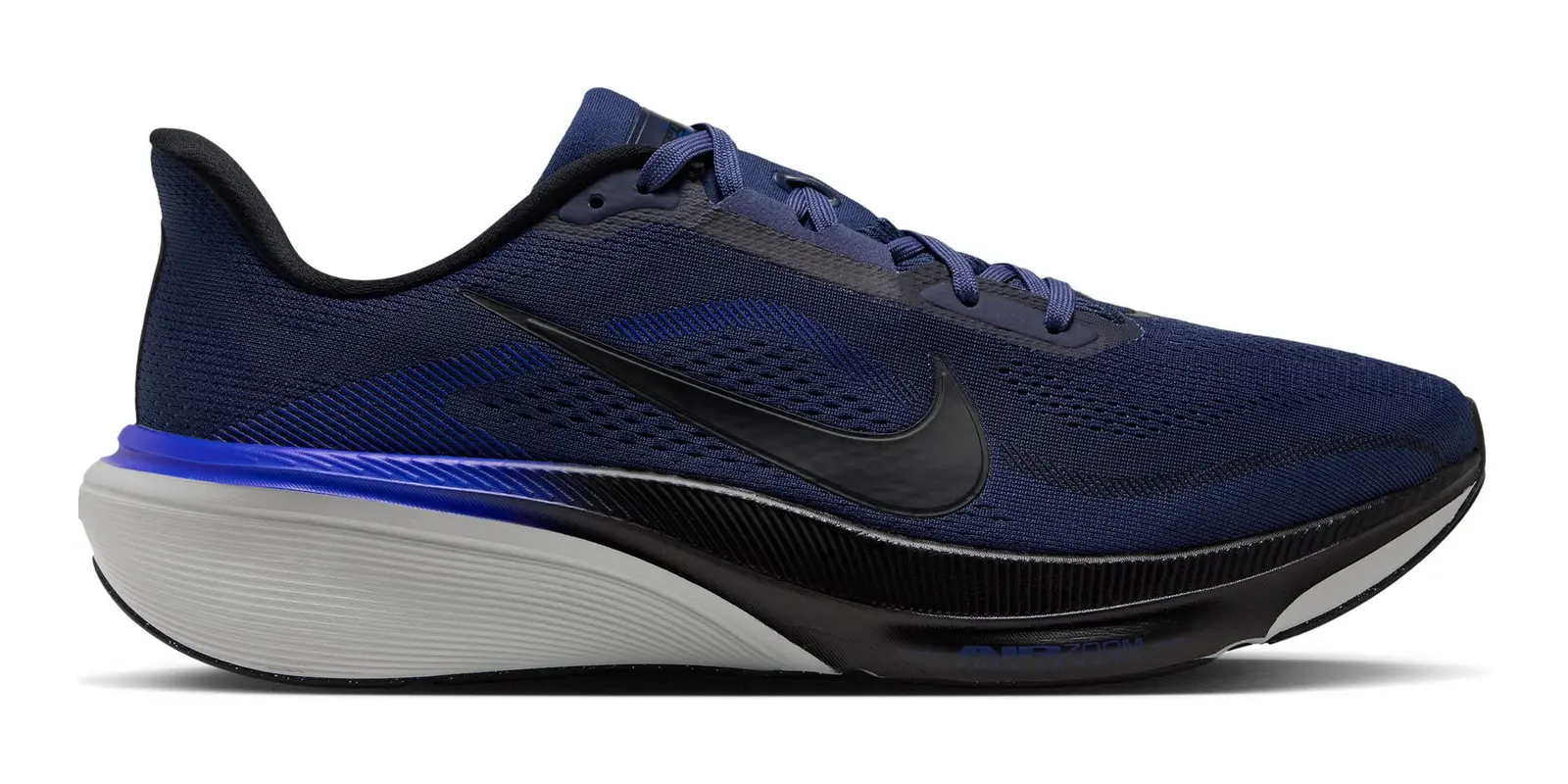 Nike Pegasus 42 in Dark Slate / Black-Grey Mist-Blu