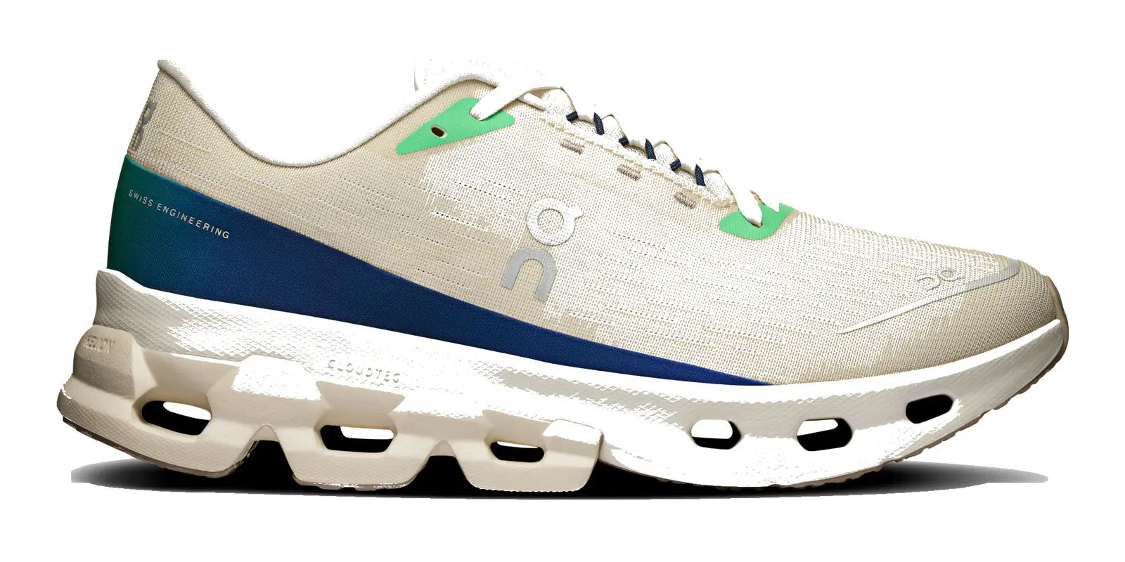 On Cloudspark in Cream / Green