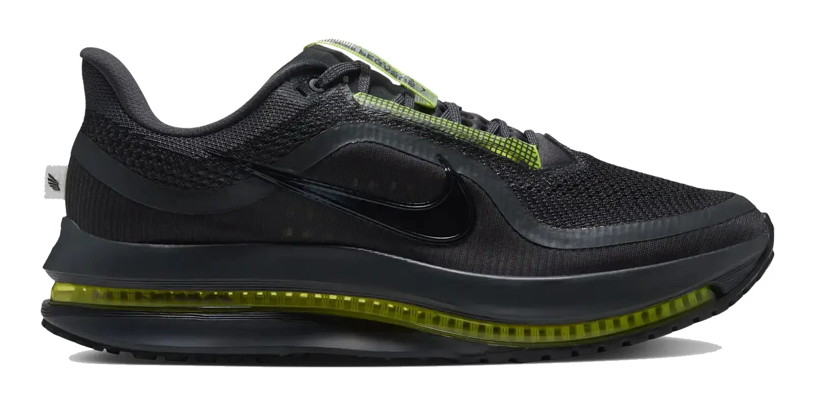 Nike Pegasus Premium in Dark Shadow / Black / Lemon