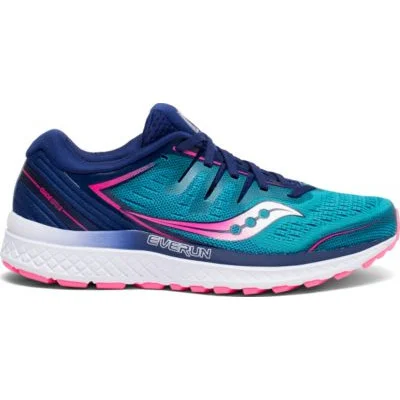 Saucony Guide ISO 2 in Teal / Pink
