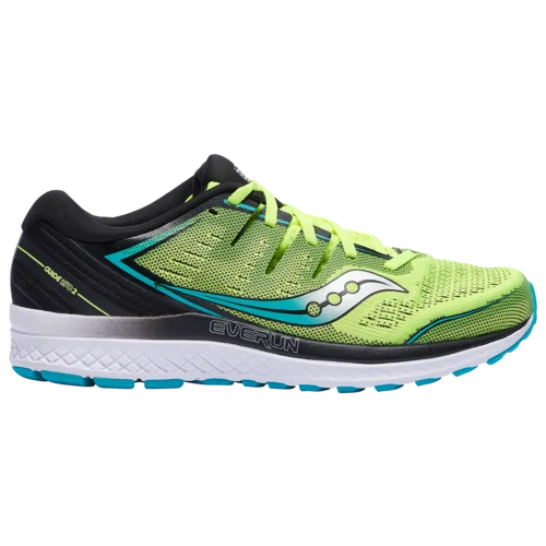 Saucony Guide ISO 2 in Citron / Black