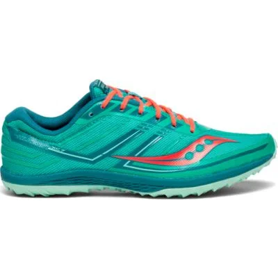 Saucony Kilkenny XC7 in Teal / Red