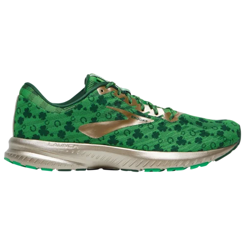 Brooks Launch 6 in Green / Gold