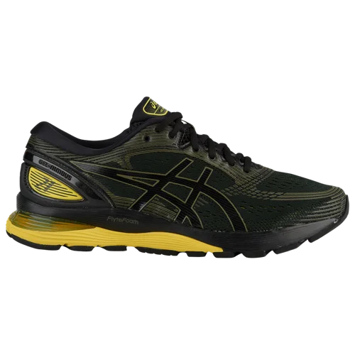 ASICS GEL-Nimbus 21 in Black / Neon