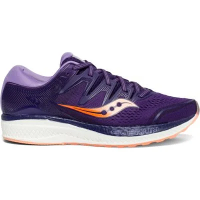 Saucony Hurricane ISO 5 in Purple / Peach