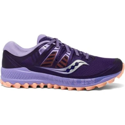 Saucony Peregrine ISO in Purple / Peach