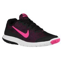 Nike Flex Experience Run 4 in Black / White / Pink