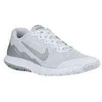 Nike Flex Experience Run 4 in White / Metallic