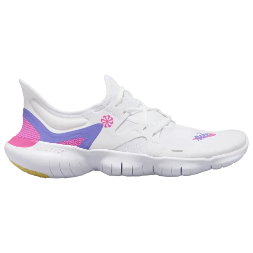 Nike Free RN 5.0 in Whitelaser
