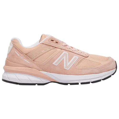 New Balance 990 v5 in Pink / White