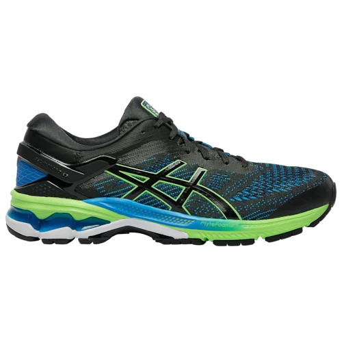 ASICS GEL-Kayano 26 in Black / Electric