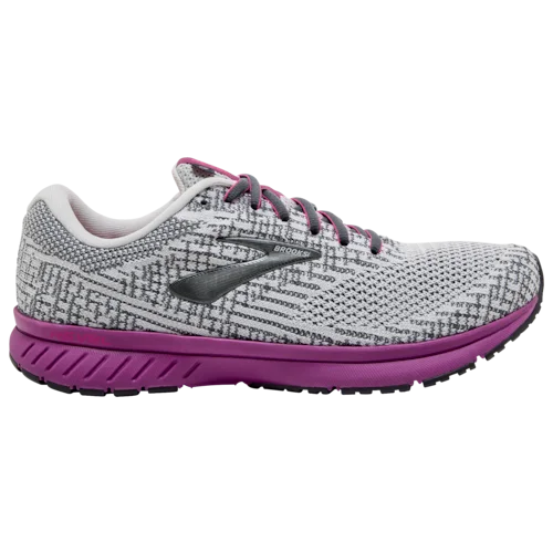 Brooks Revel 3 in Greyprimerhollyhock