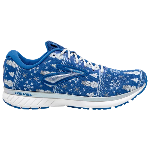 Brooks Revel 3 in Blue / White / Silver
