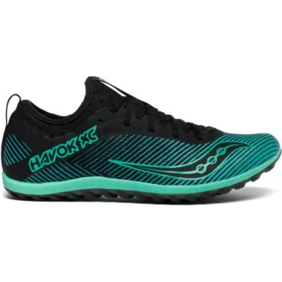 Saucony Havok XC2 Flat in Black / Green