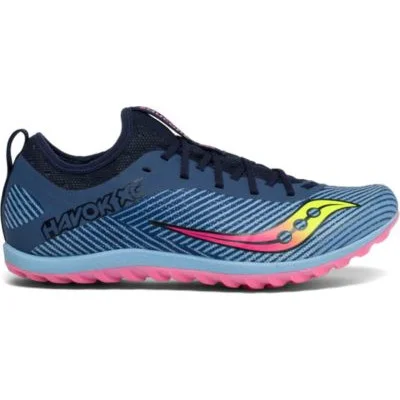 Saucony Havok XC2 Flat in Bluecitronvizipink