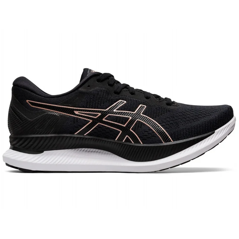 ASICS GlideRide in Black / Rose