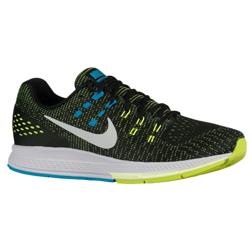 Nike Air Zoom Structure 19 in Black / Volt / Blue