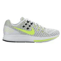 Nike Air Zoom Structure 19 in White / Black / Volt