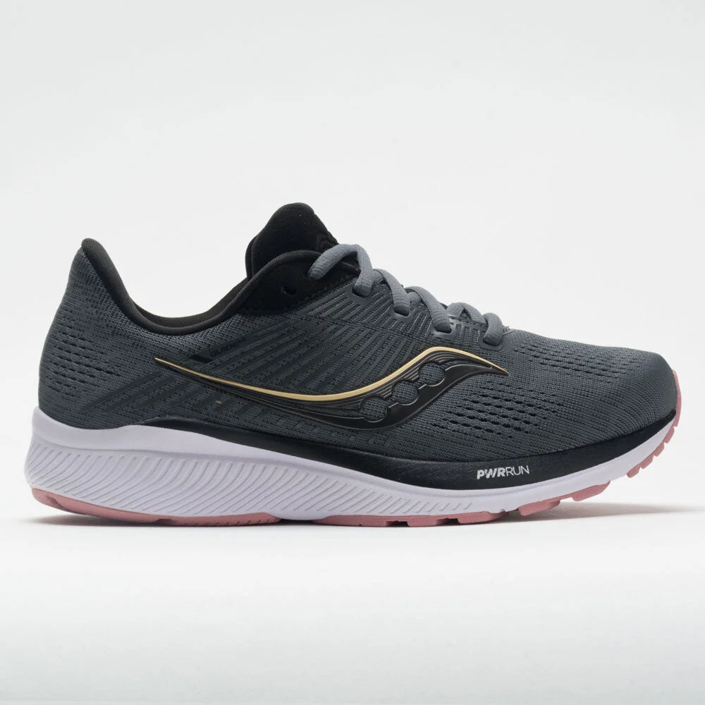 Saucony Guide 14 in Charcoal / Rose