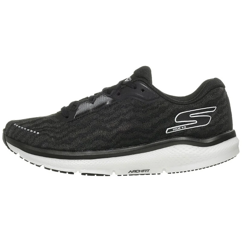 Skechers GOrun Ride 10 in Black / White