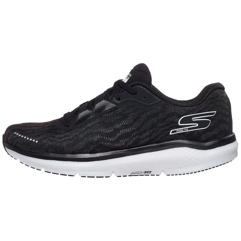 Skechers GOrun Ride 10 in Black / White