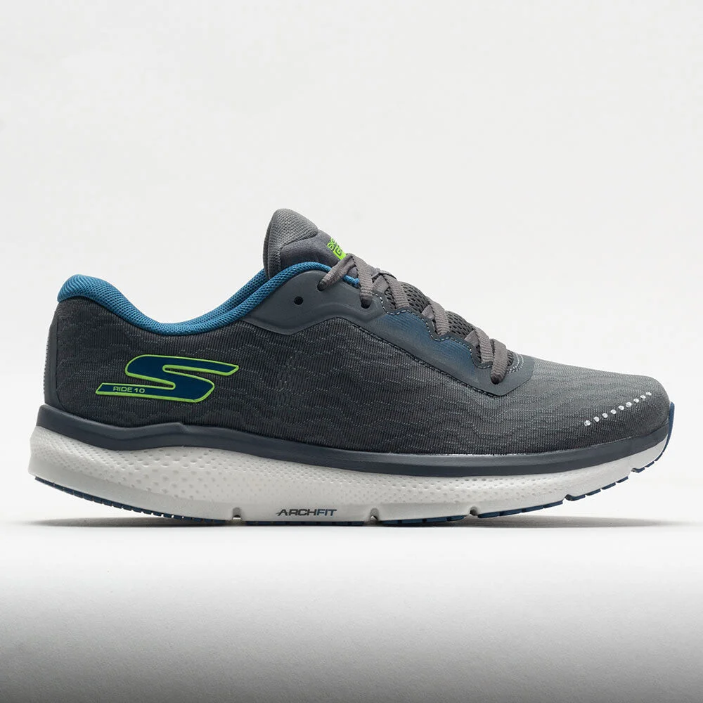 Skechers GOrun Ride 10 in Charcoal