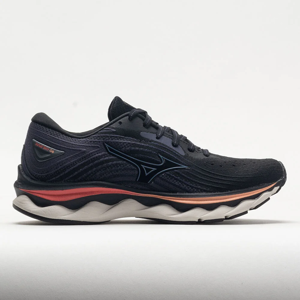 Mizuno Wave Sky 6 in Blackquicksilver