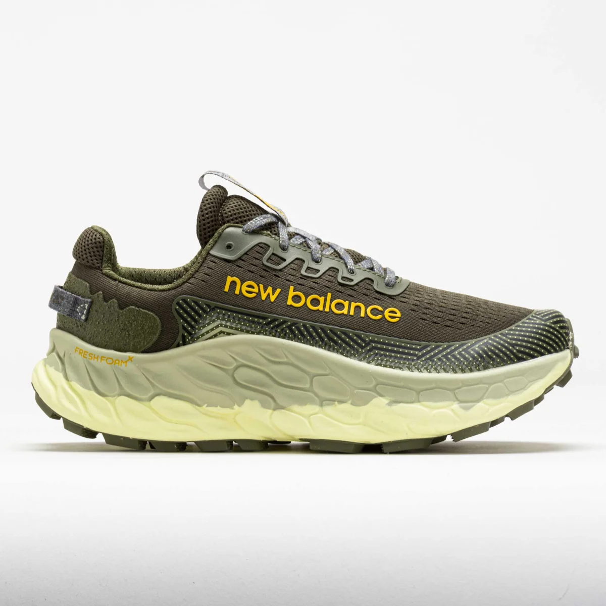 New Balance Fresh Foam X More Trail v3 in Camoolivinelichen