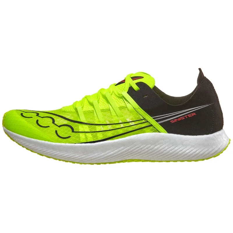 Saucony Sinister in Citron / Black