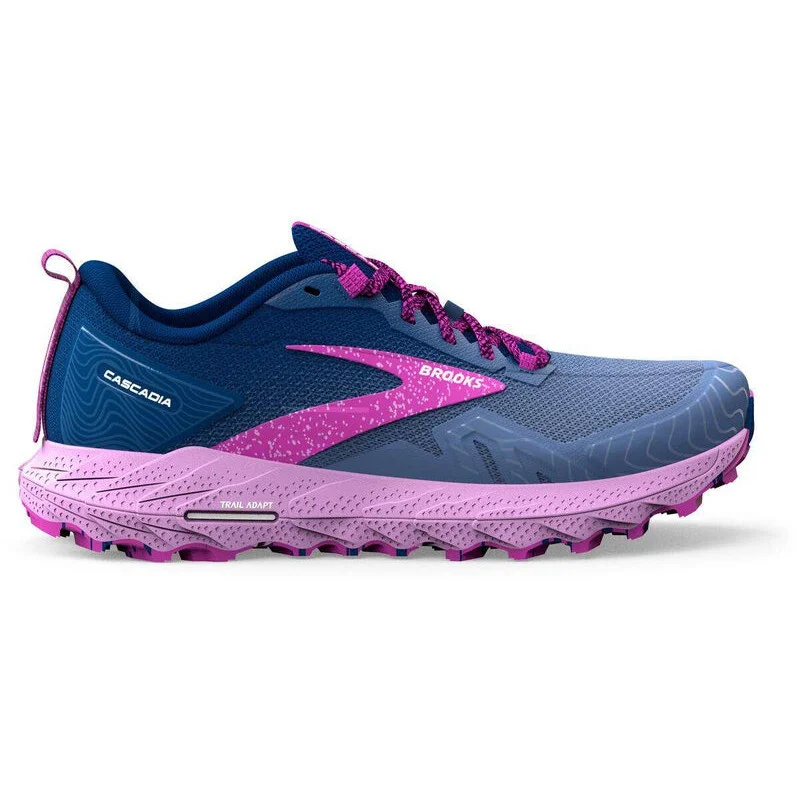 Brooks Cascadia 17 in Navy / Purple / Violet