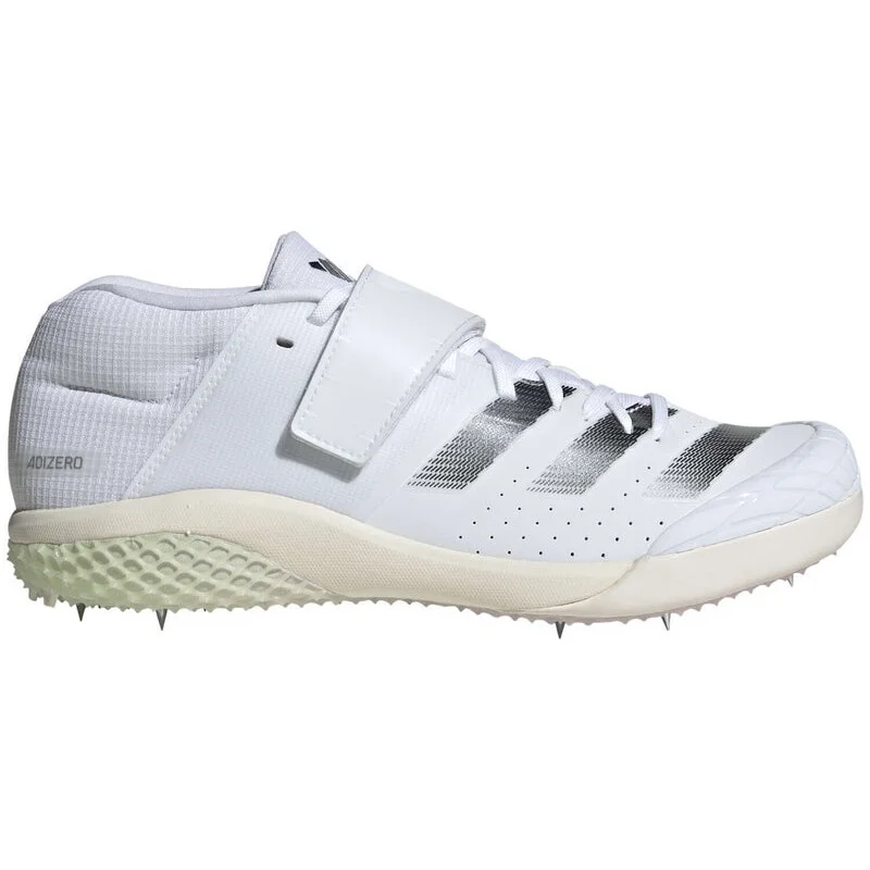 adidas adizero Javelin Spikes in White / Black / Green