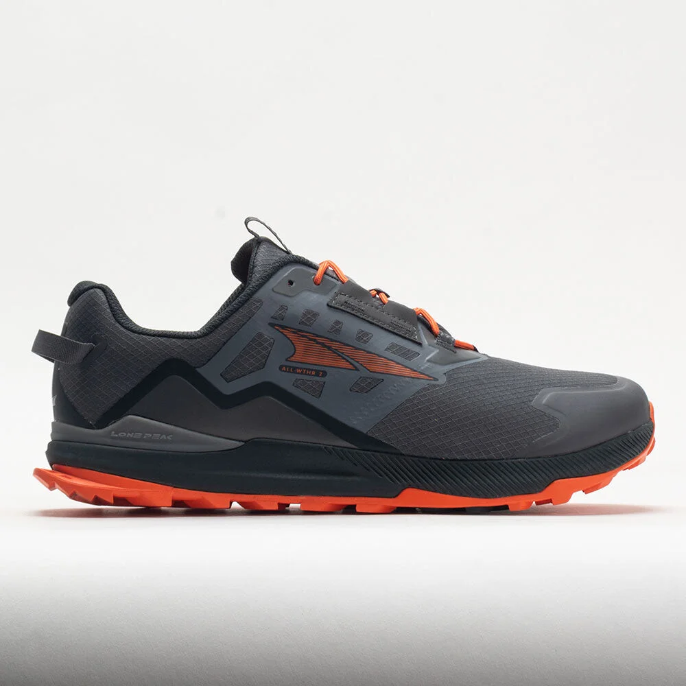Altra Lone Peak ALL-WTHR Low 2 in Grey / Orange
