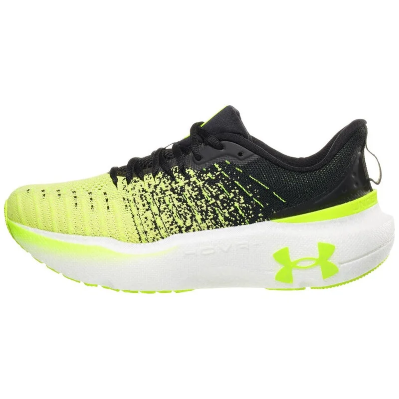Under Armour Infinite E in Black / Yellow